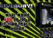 Giveaway! What Would YOU Do For a LE 250 GB Halo Reach Xbox 360 Slim? Thumbnail